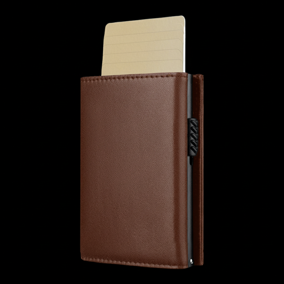 Portefeuille Faurel marron