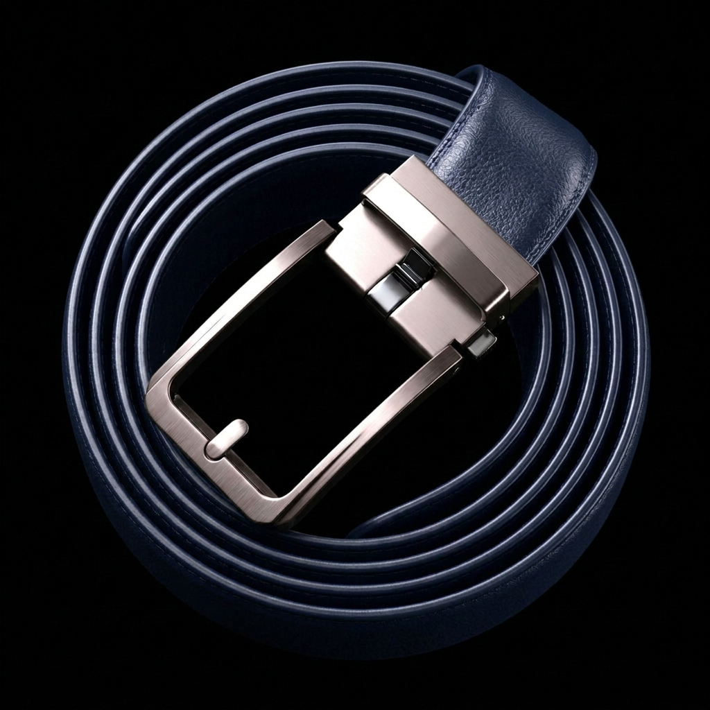 Ceinture Faurel bleue enroulée