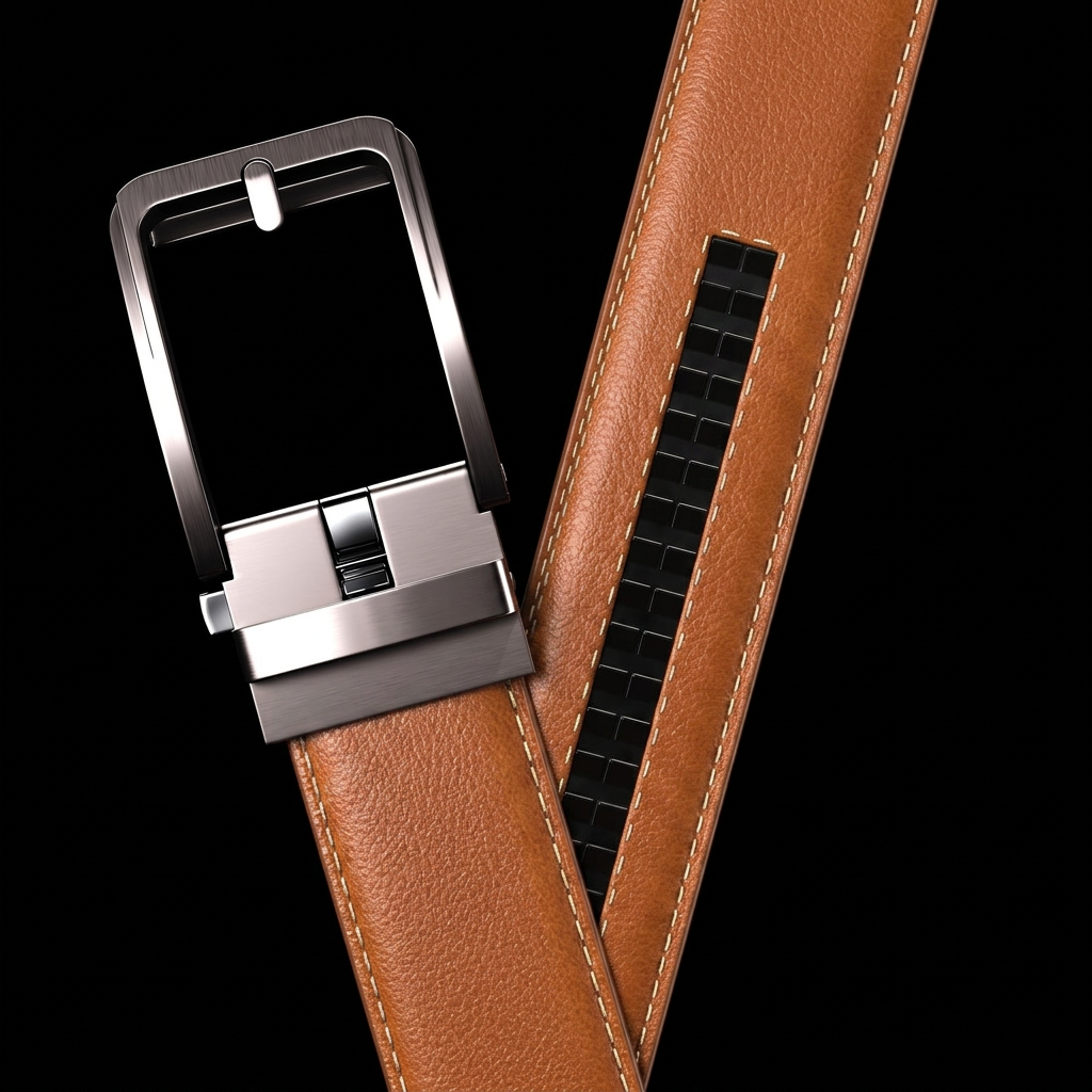 Ceinture Faurel cognac boucle argent