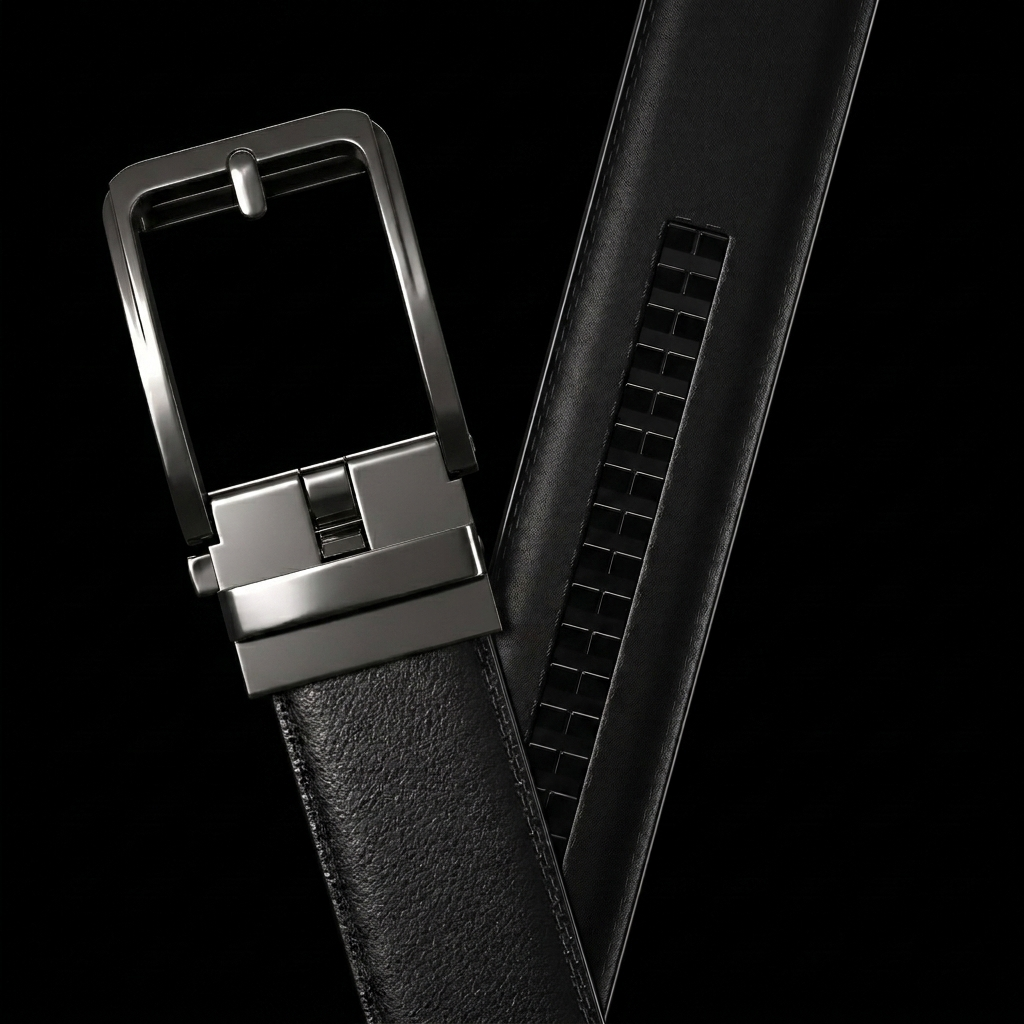 La Ceinture Faurel Noir — Boucle Anthracite