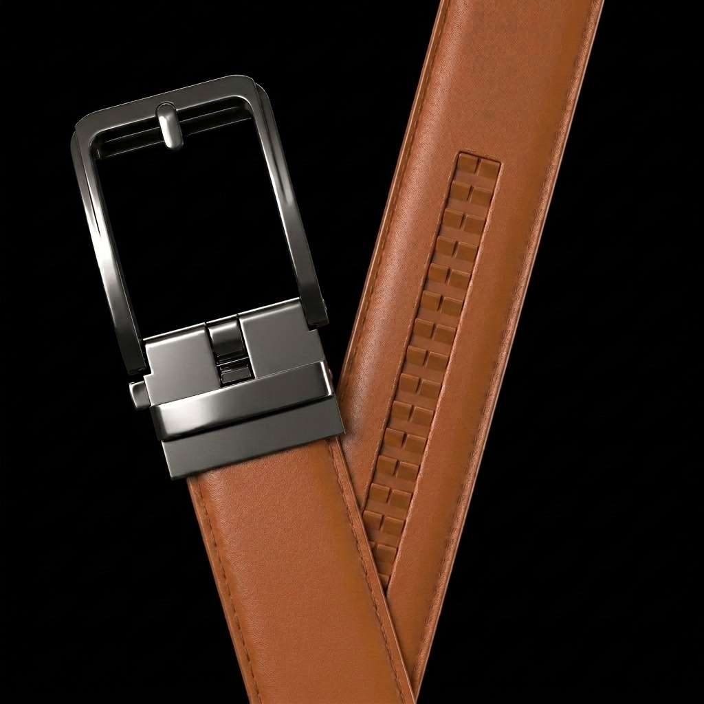 La Ceinture Faurel Cognac — Boucle Anthracite