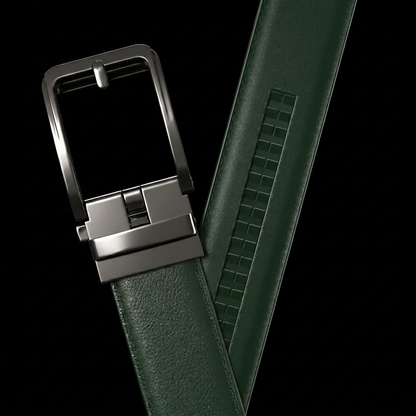La Ceinture Faurel Vert — Boucle Anthracite