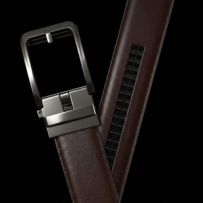 La Ceinture Faurel Marron — Boucle Anthracite