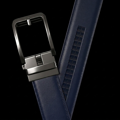 La Ceinture Faurel Bleu — Boucle Anthracite