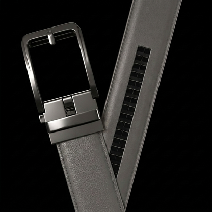 La Ceinture Faurel Gris — Boucle Anthracite
